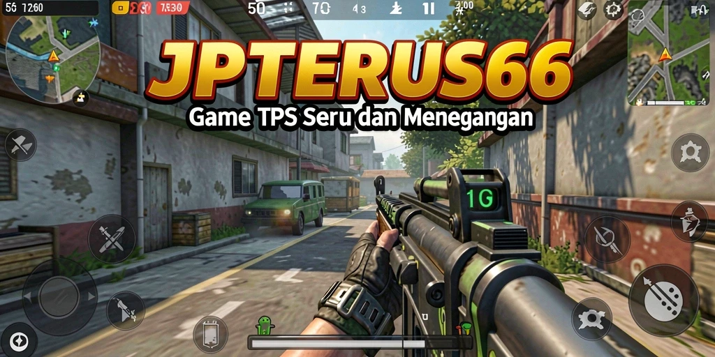 Gameplay seru JPTERUS66 dengan aksi pertempuran yang intens.
