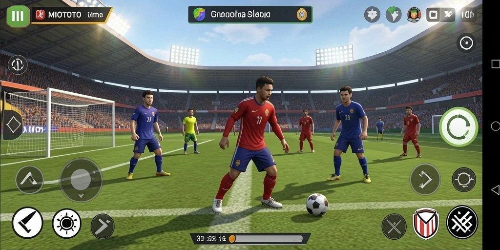 Momen seru dalam pertandingan game olahraga MIOTOTO.