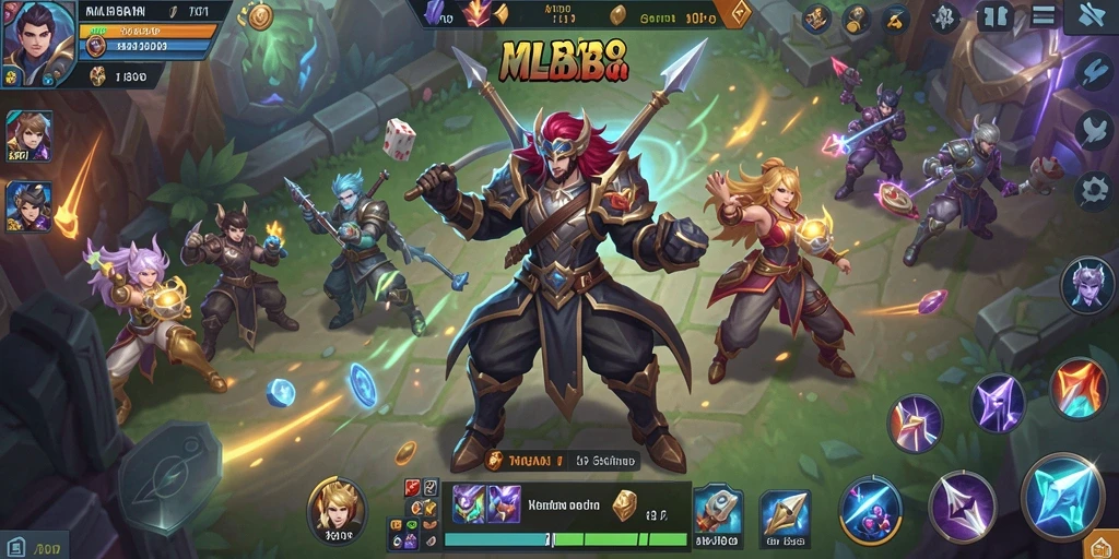 Tampilan game Kasino yang menarik di MLBB8.