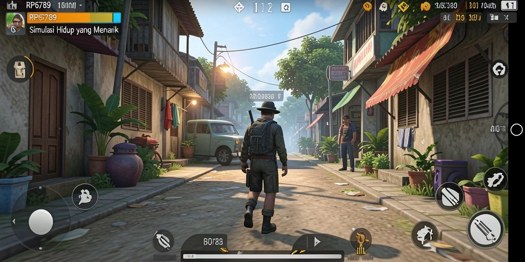 Tangkapan layar utama RP6789 menampilkan pengalaman gameplay Simulation yang menarik.