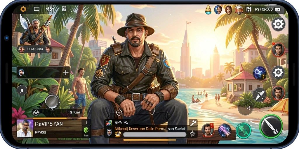 Tangkapan layar RPVIP5 menampilkan gameplay yang menyenangkan dan interaktif.