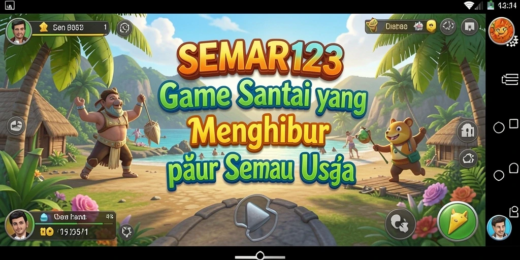 Tangkapan layar gameplay SEMAR123 yang menyenangkan dan penuh warna.